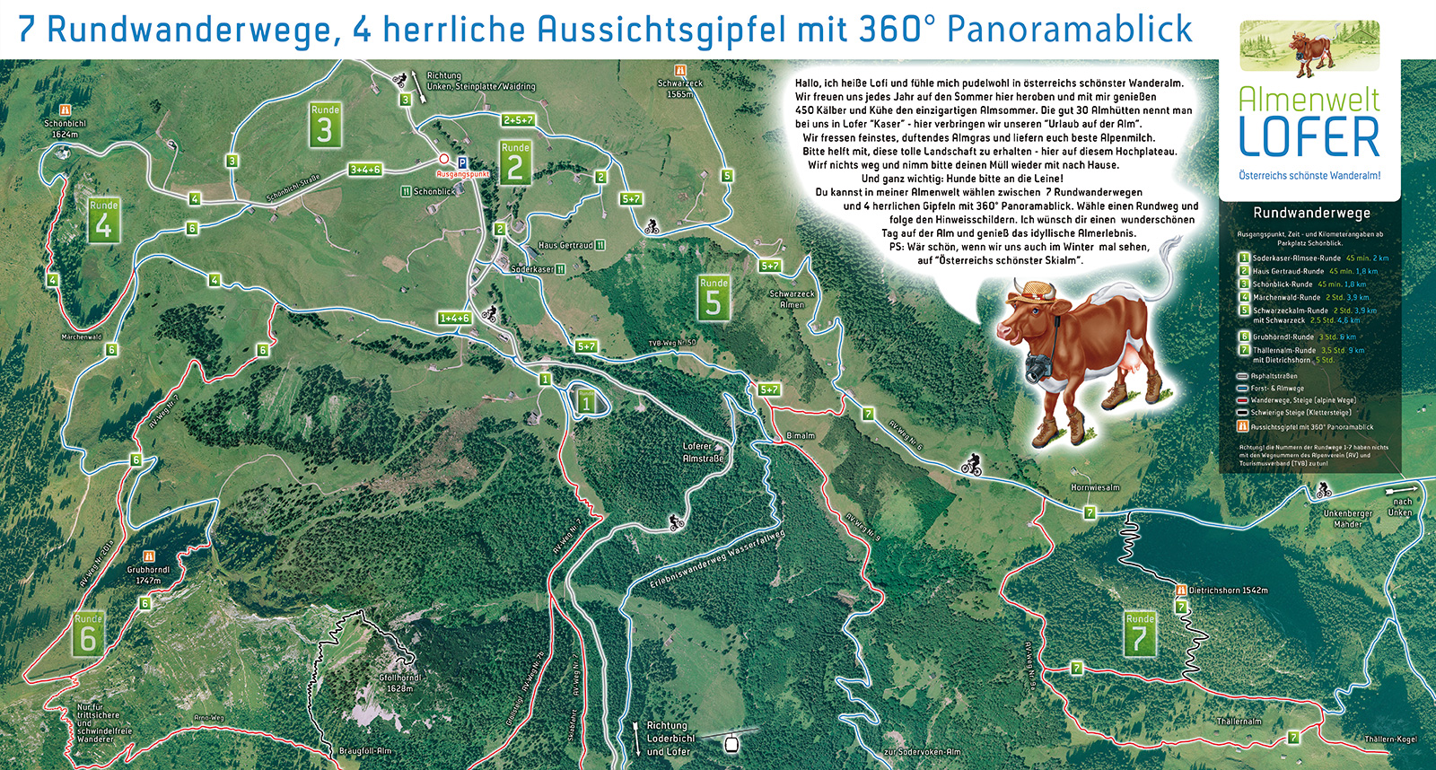 Wanderkarte Neu